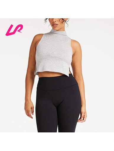 Add sophistication to your activewear with our women's high neck tank top. Shop now for a range of sizes and colors to elevate your workout wardrobe with our women's high neck tank top.